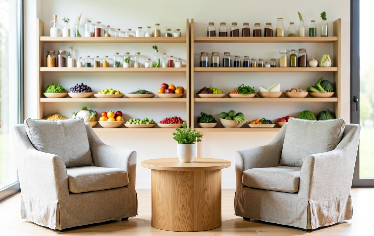 Beratungsraum bei Nutritionbalanceat Linz
